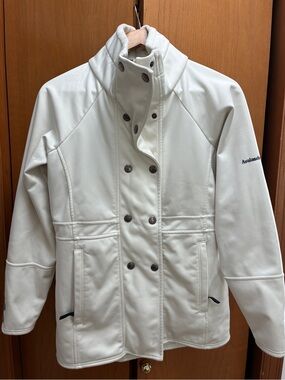 Avalanche Women's Cream Double-Breasted Softshell Jacket